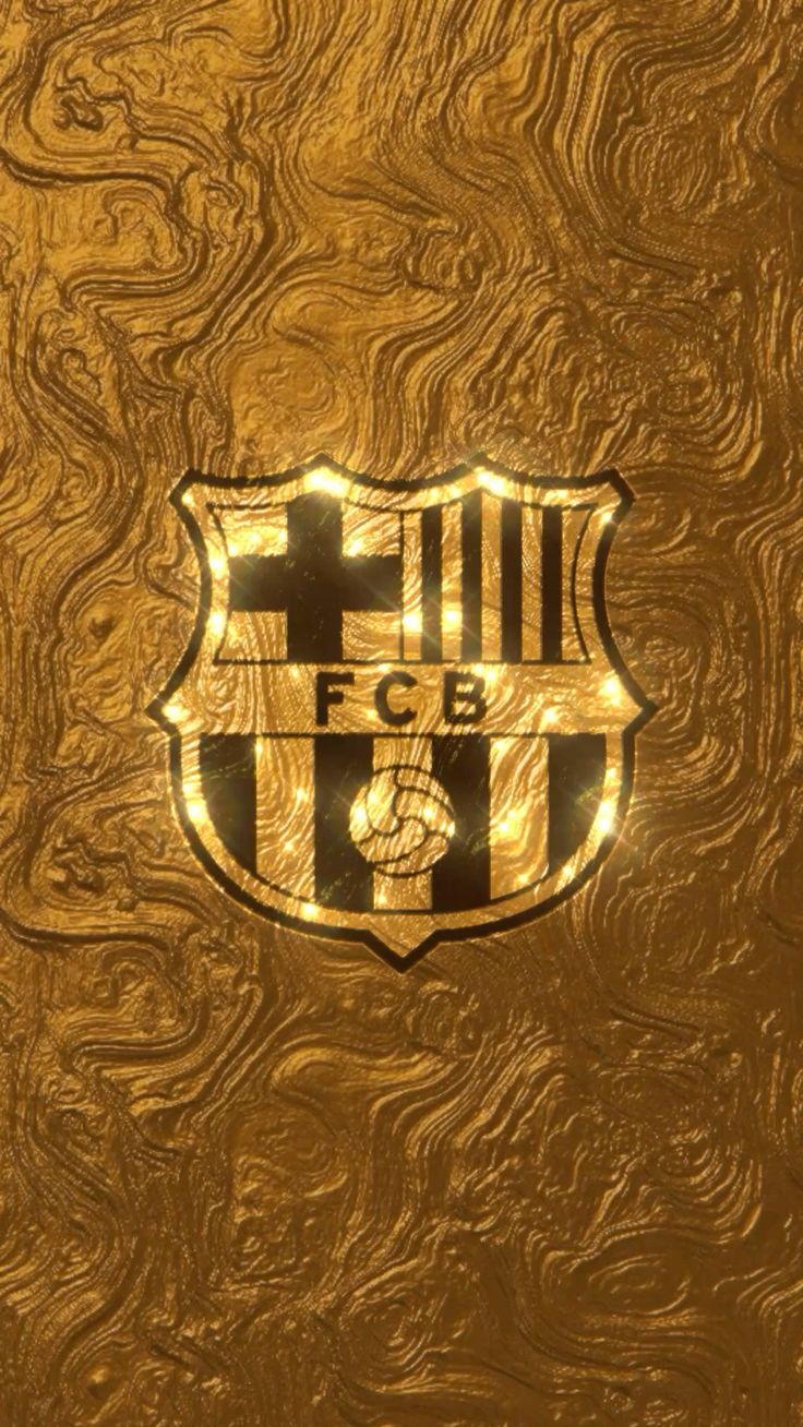FC Barcelona Gold Aesthetic Wallpaper 4k